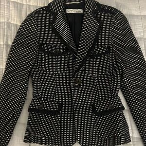 rag & bone Monochrome Checkered Blazer